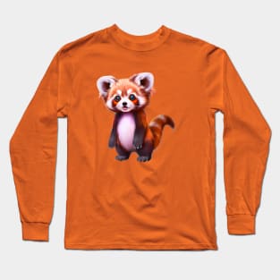 Adorable Red Panda Long Sleeve T-Shirt